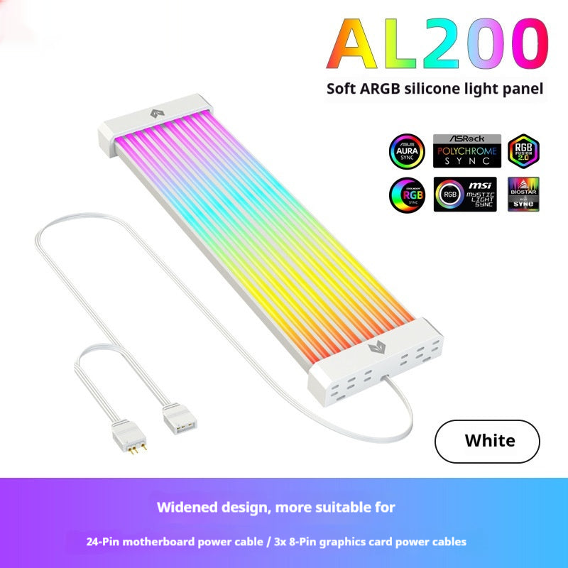 AL200 carte mère éclairage ordinateur de bureau ARGB boîtier bande lumineuse