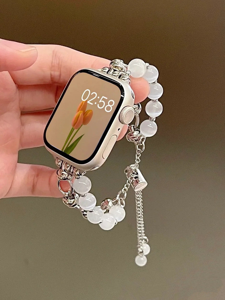 Bracelet de montre en cristal pierre des yeux