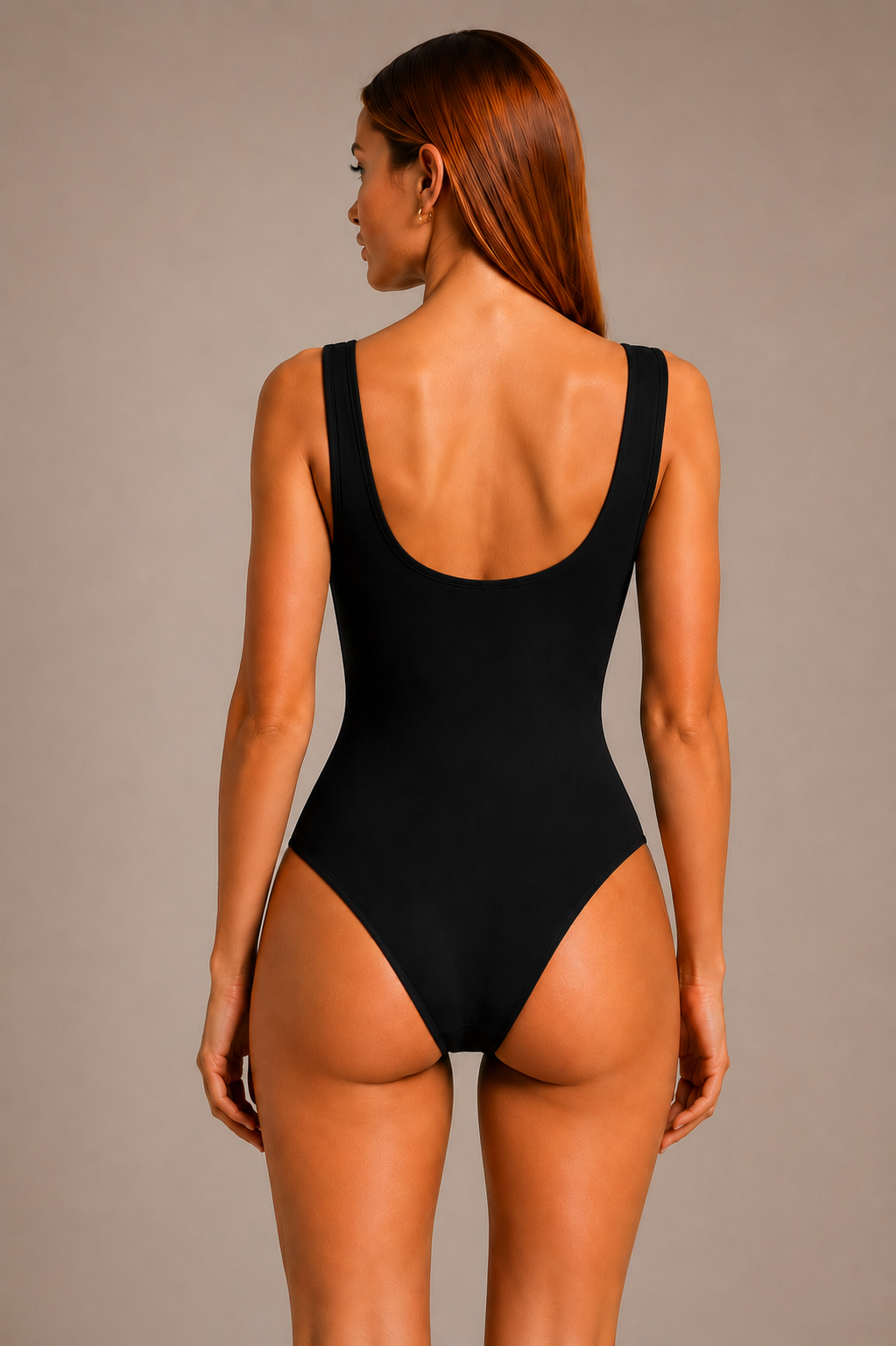 Bodysuit sans manches sans manches pour femmes Combinaison souple stretch