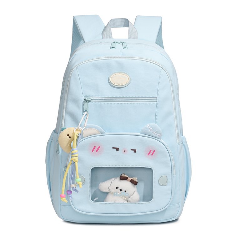Sac à dos en nylon transparent style coréen