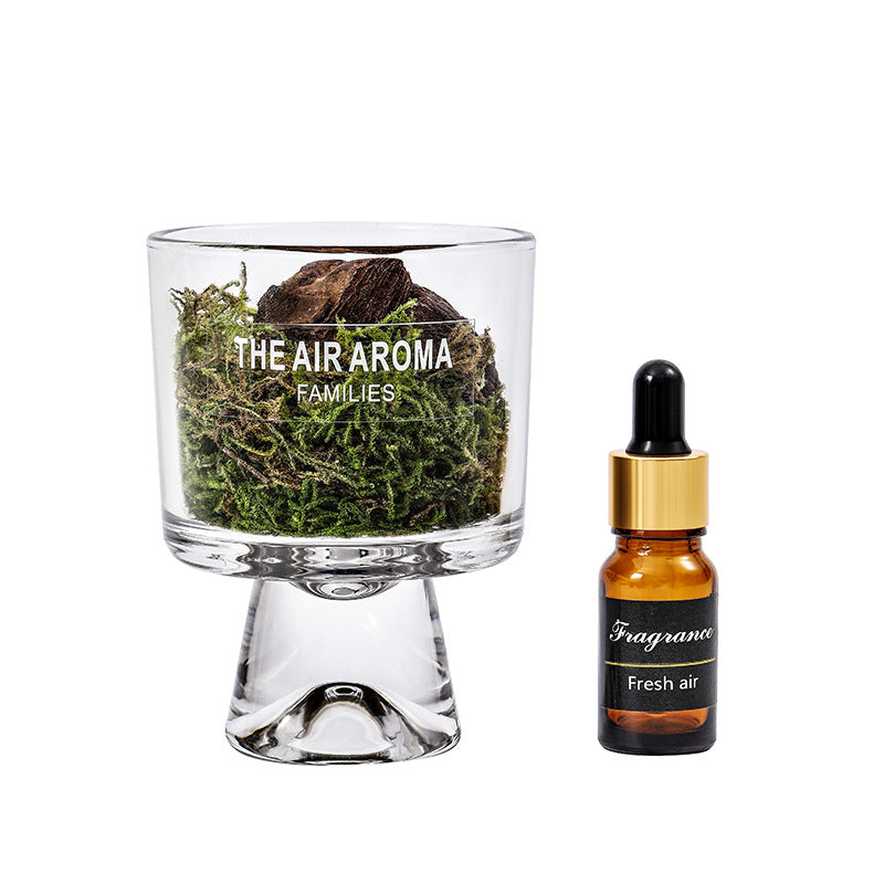 Pine Wood and Moss Aroma Diffuser Cup Ornement sans feu