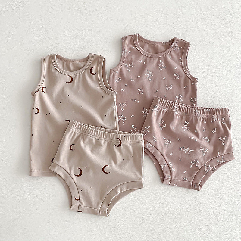 Ensemble de pyjama pour bébé et enfants de style été