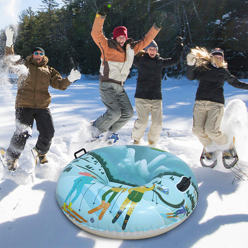 Outdoor Creative Printed PVC anneau de ski d'hiver épais