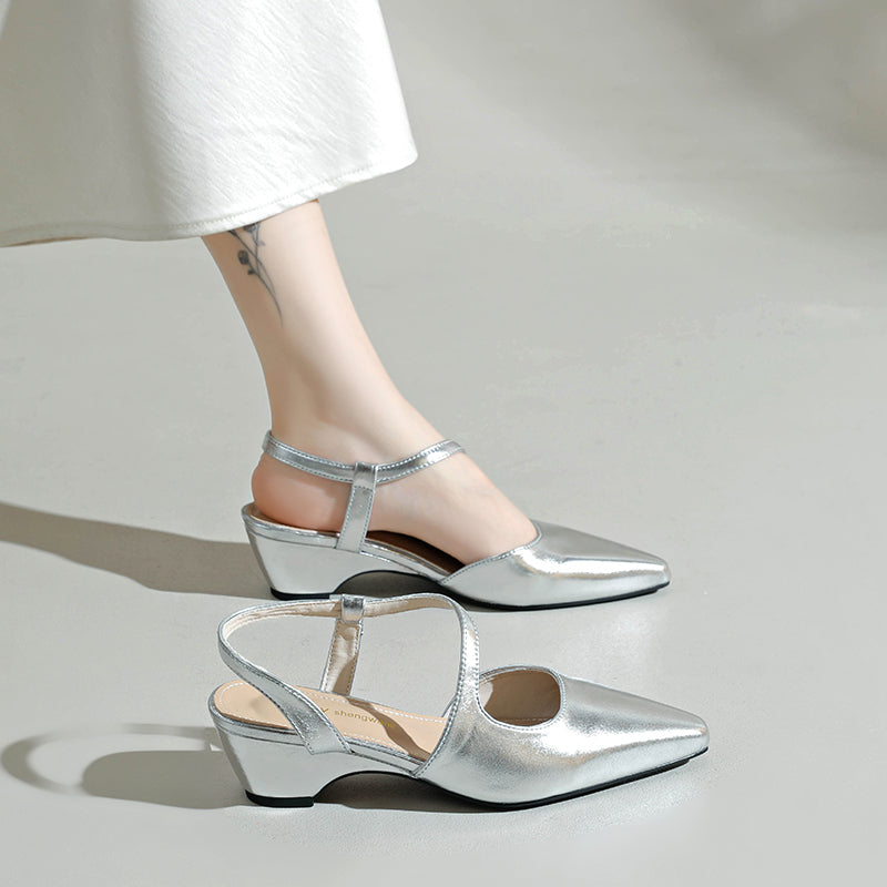 Block Heel Mary Jane Sandals pour femmes