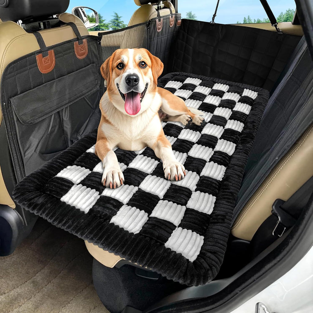 Tapis de voiture en peluche de coussin épais