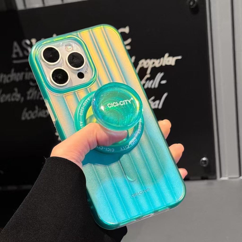 Été Dopamine Aurora Support magnétique de snap Case de téléphone mobile