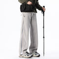 Pantalon en coque souple style américain avec fermeture zippée