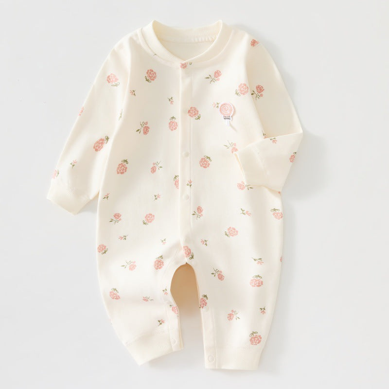 Nouveau-né Springautumn Vêtements Unisexe Bébé Onesie