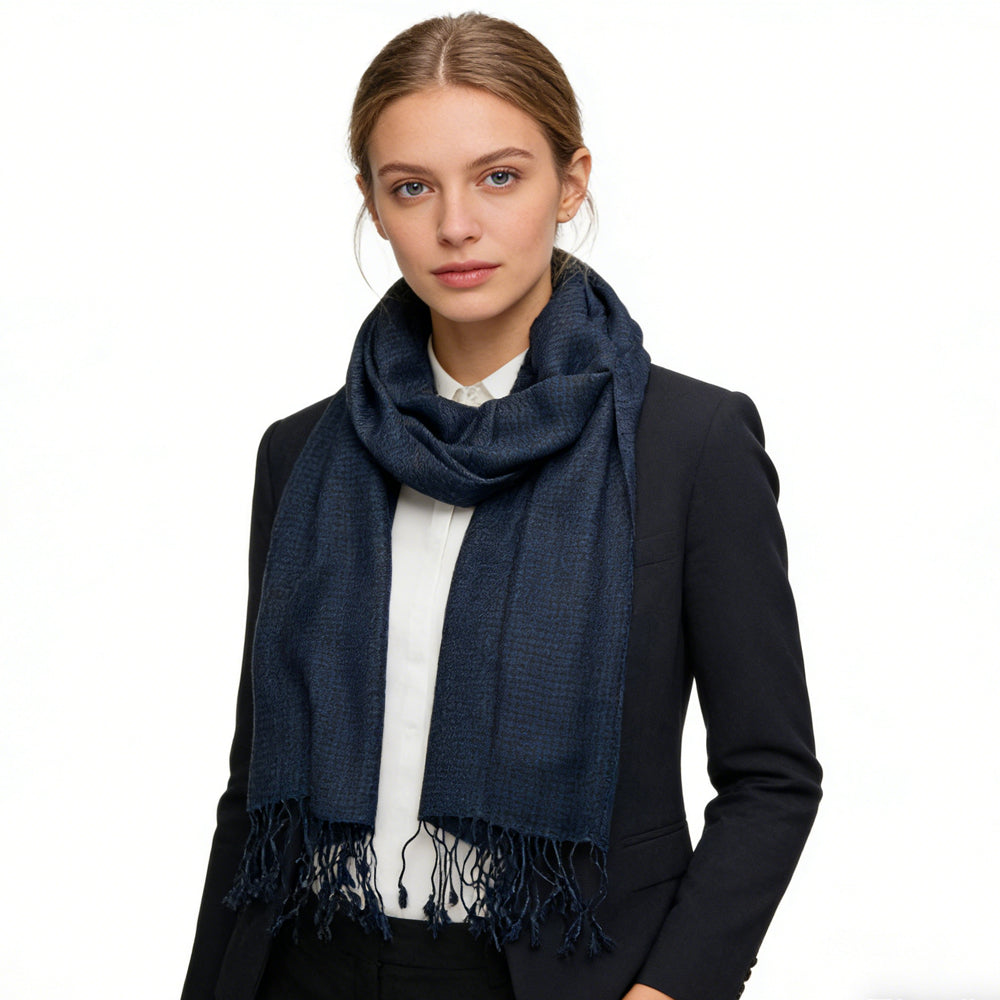 2pcs Marine Herringbone Texture Jacquard Weave Mimics Luxury Fabrics