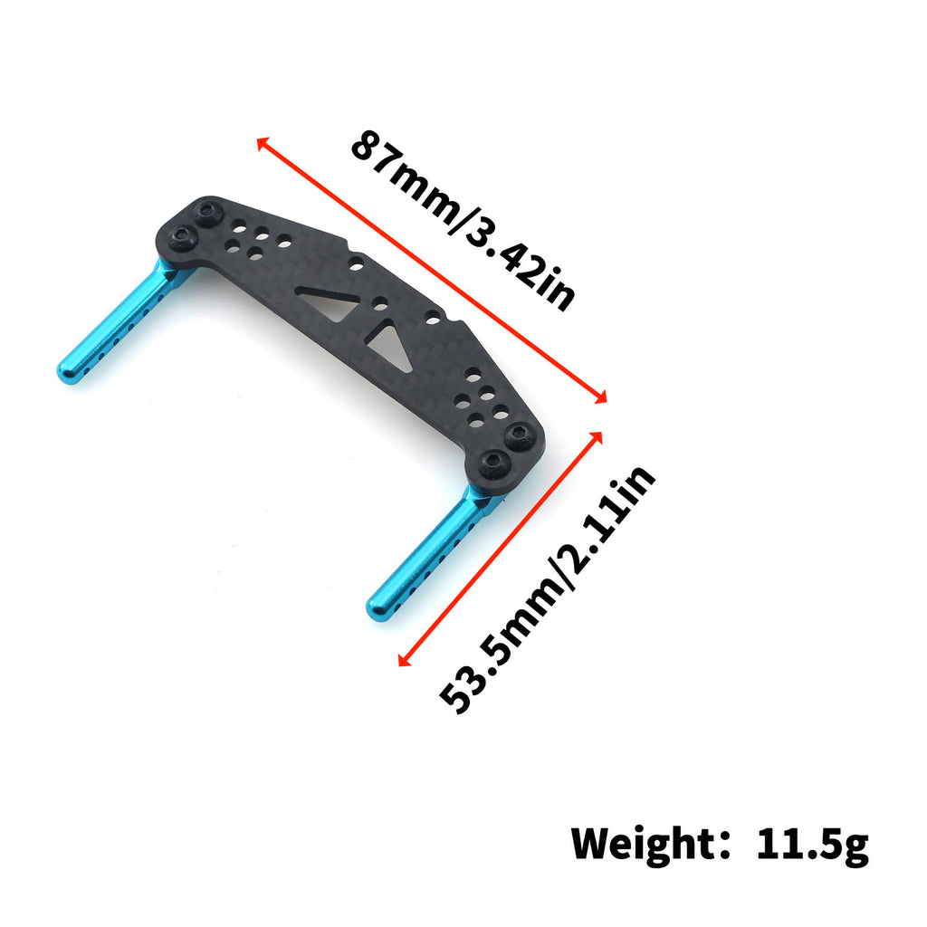 110 Tamiya TT01 Carbon Fiber Plate avant et arrière universel LY63 Shock Absorber