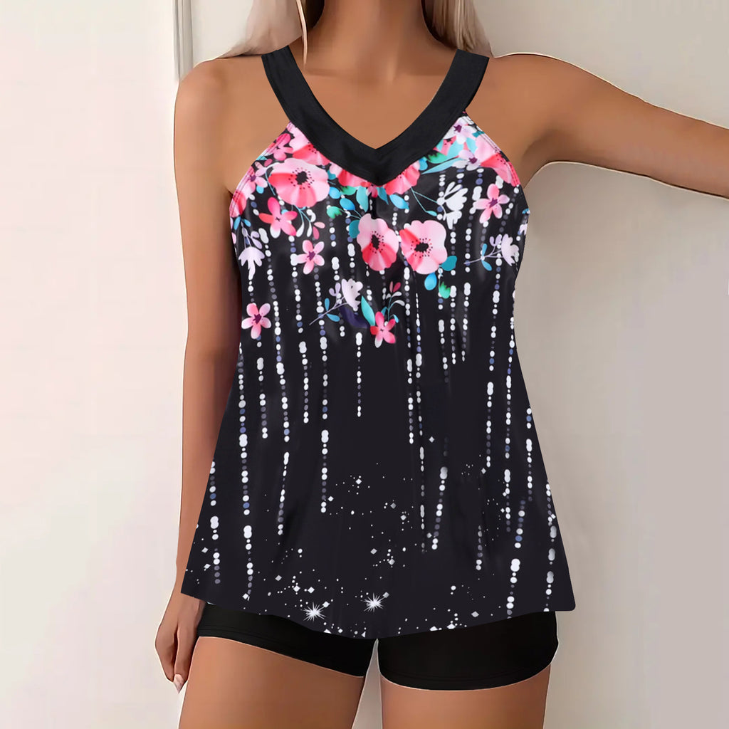 Bikini tendance pour femmes avec slip imprimé
