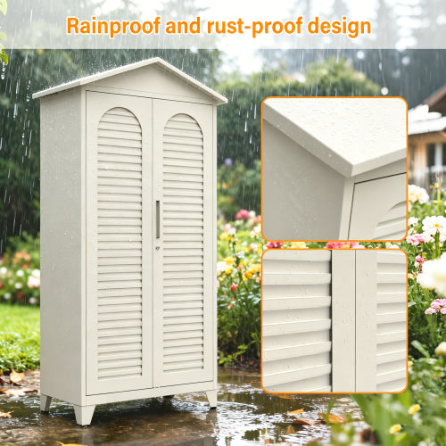 Spire79.1 Tall Metal Tool Storage Cabinet