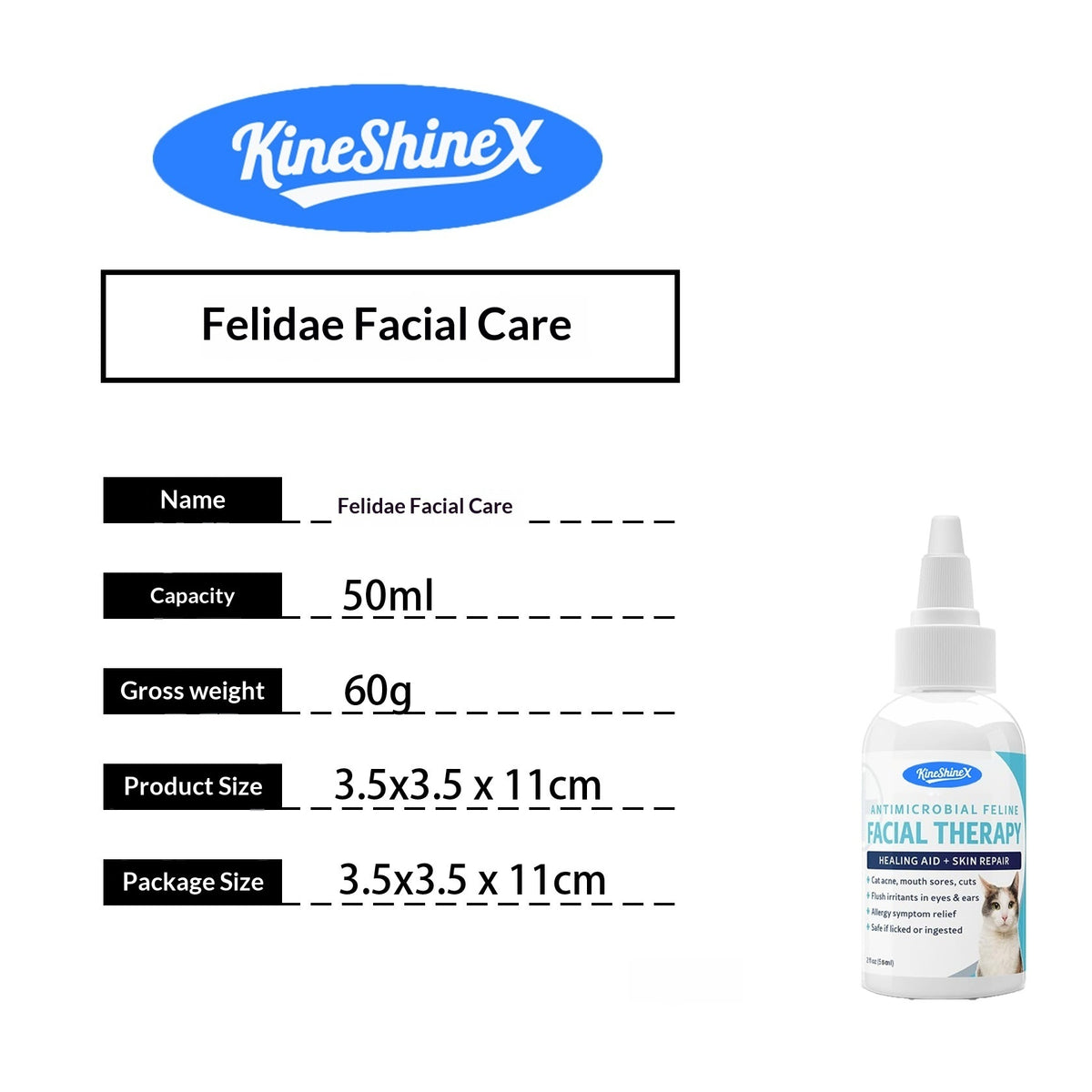 Solution professionnelle de lavage des yeux pour animaux de compagnie