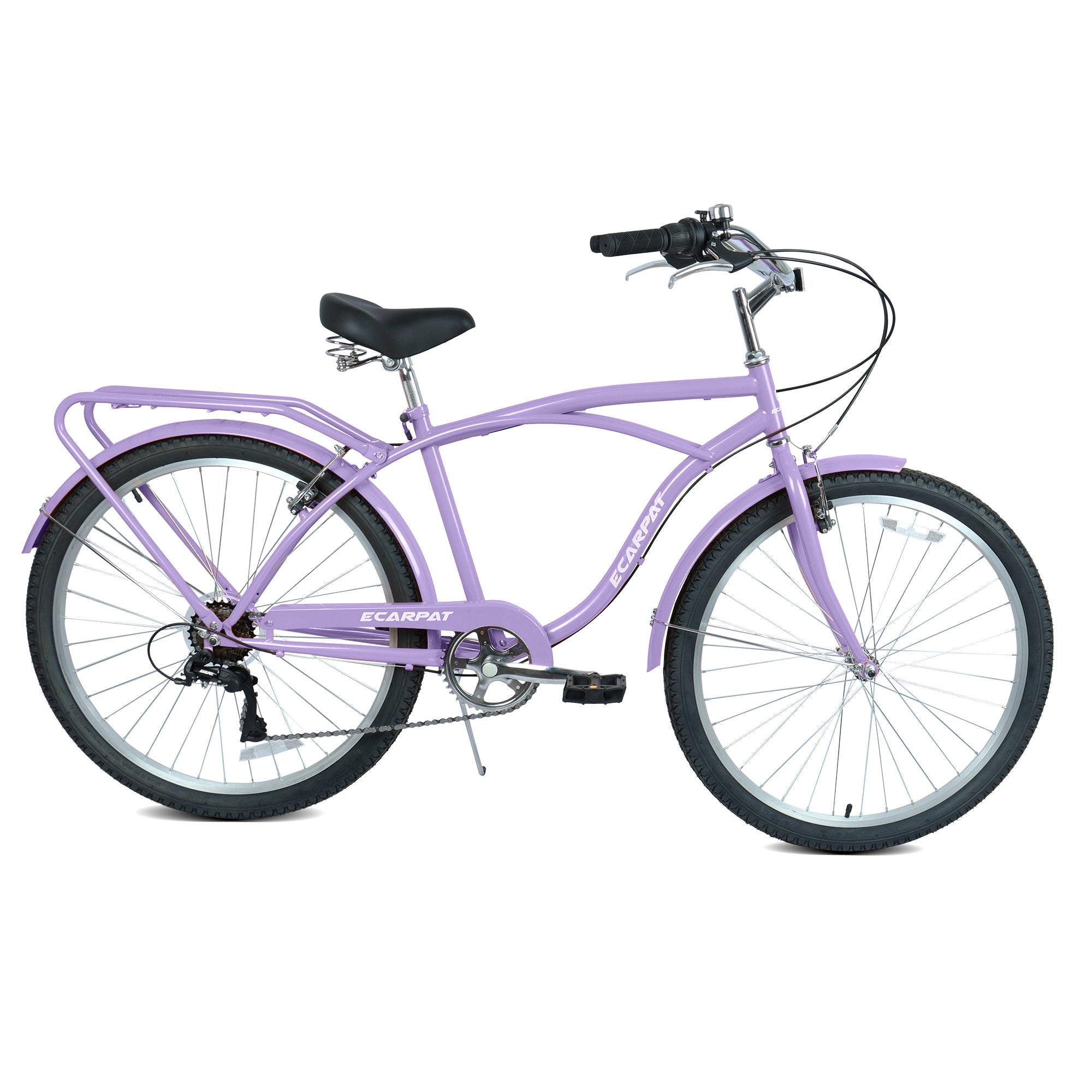 A26265B Vélo de croisière de plage de 26 pouces à 7 vitesses pour hommes et femmes