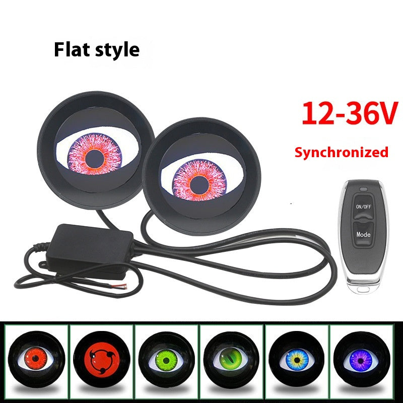 Devil Eye Led Hawkeye Lampe Modifié General Car Lens Headlight Multi-mode