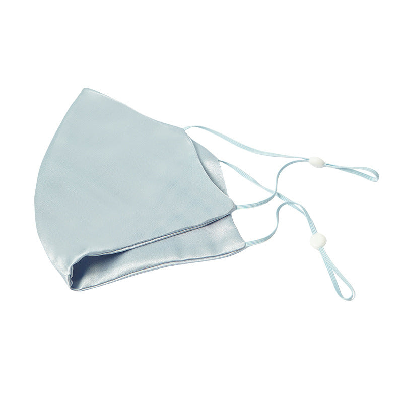 Masque en soie 19 M Protection UV d'été Bloc solaire et couleur solide résistante à la poussière