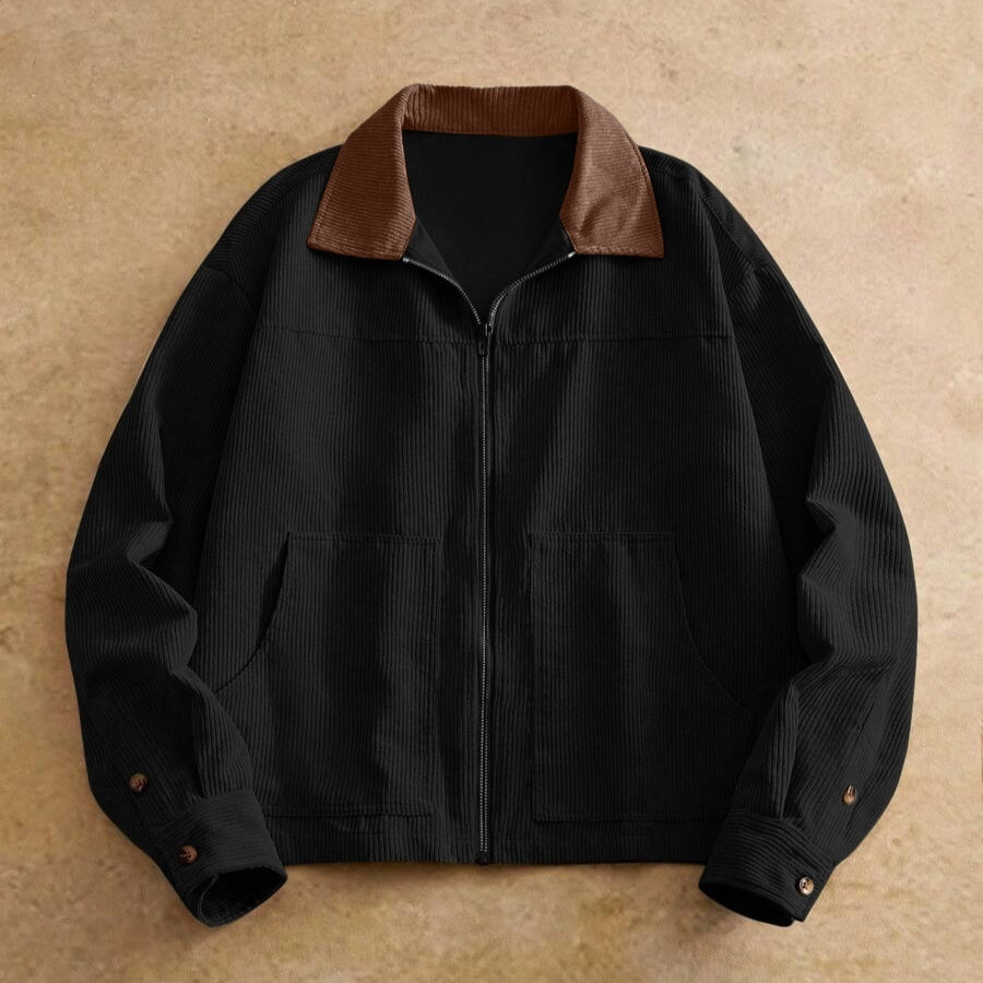 Veste casual modèle Lapel vintage style américain