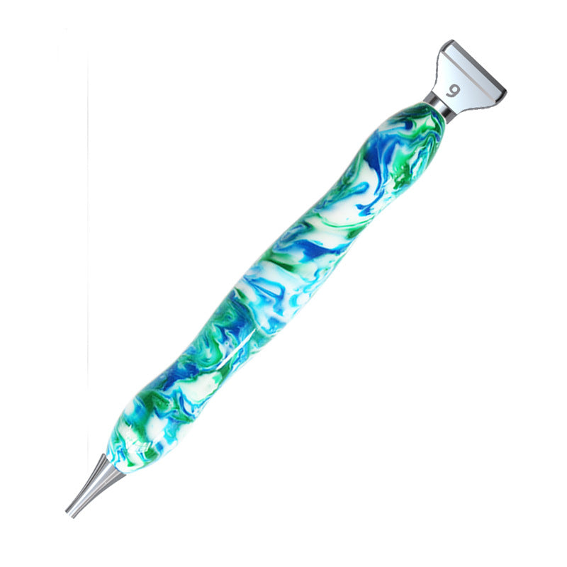 Ensemble d'outils de peinture diamant alliage tête de stylo bricolage