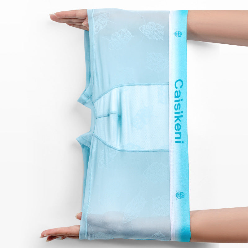 Summer Ice Silk Boxers ultra-mince respirant Mesh