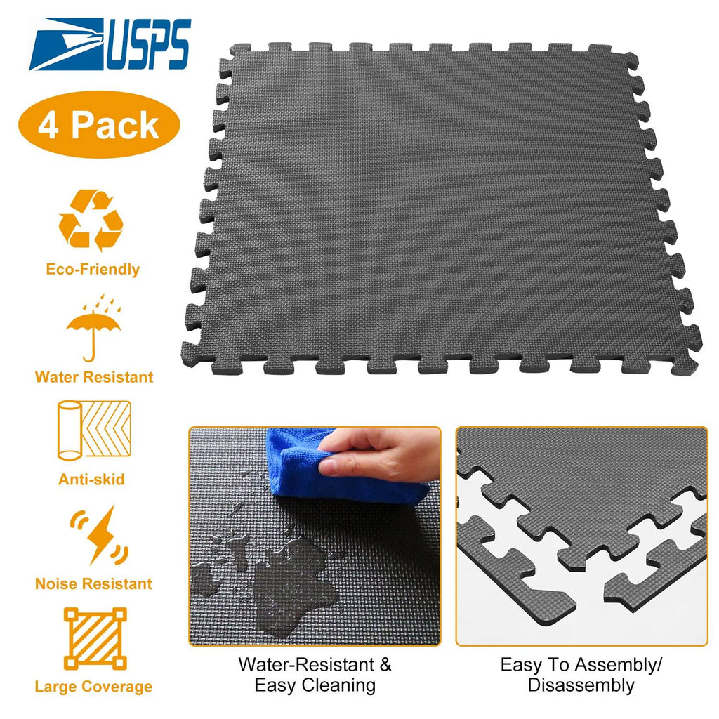 Puzzle Exercise Mat Mousse Gym EVA Mat Interlocking Tiles Sol de protection pour l'équipement de gym