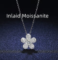 925 Sterling Silver Pendant 1 Carat Moissanite Necklace Silver Choker
