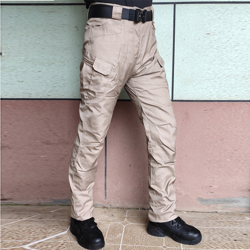 Pantalons de formation en tissu de plaid