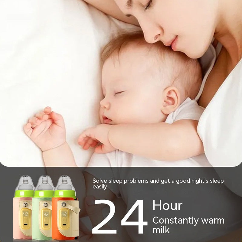 Température constante Chauffage pour bébé Isolant Bouteille de lait Night Out Portable Heat-holding B