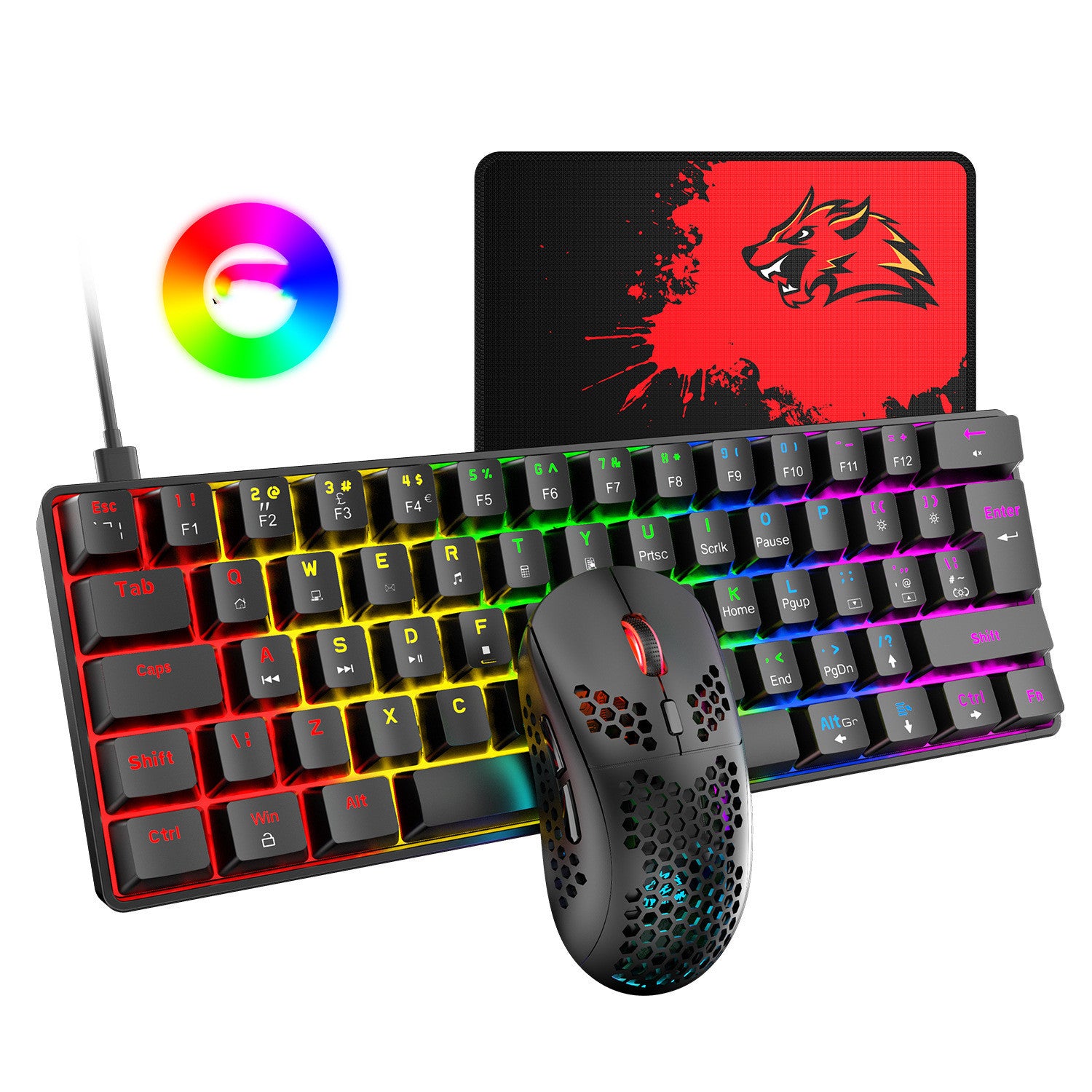 Tableau de notes RGB jeu clavier et jeu de souris