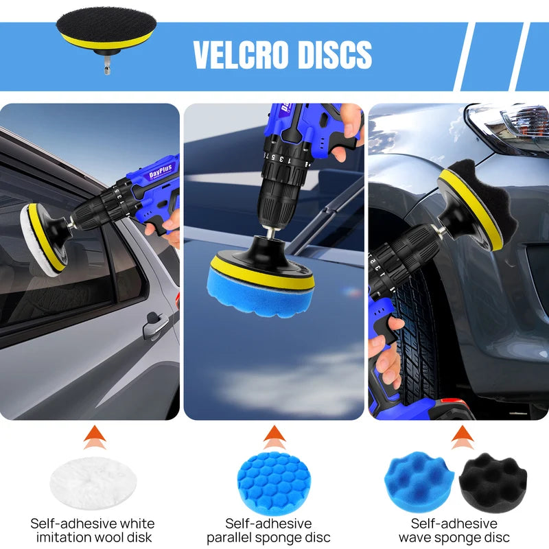 Set de brosse de détail de voiture