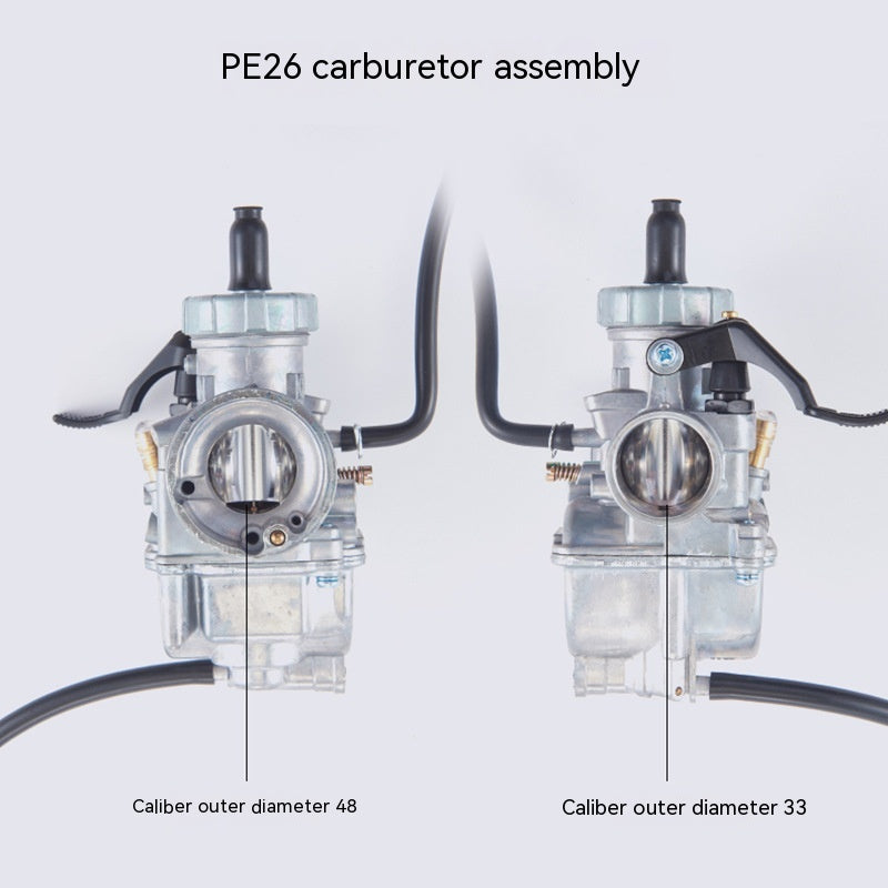 Carburateur d'assemblage de pièces de moteur de moto à cheval Type d'exportation