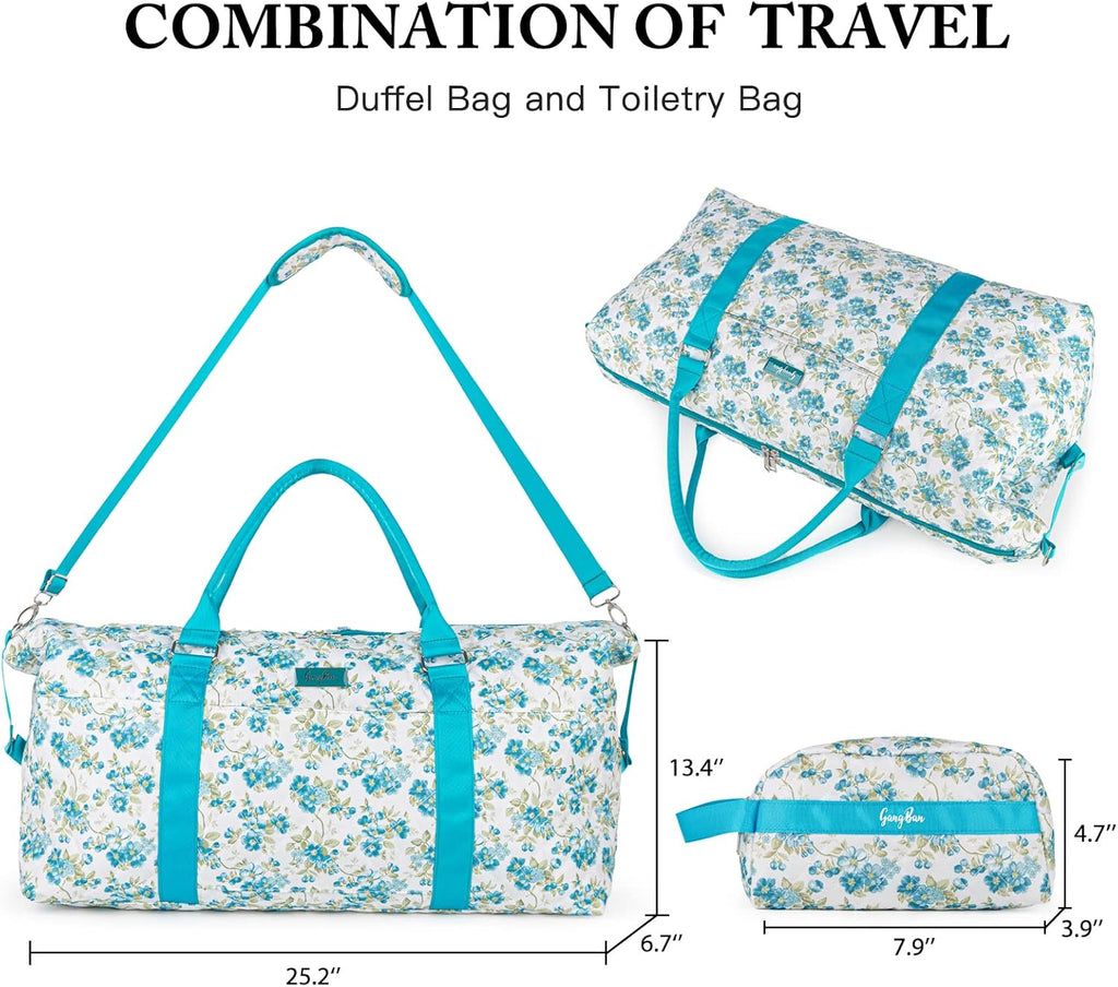Sac de voyage pour femmes avec trousse de toilette Carry-on nuit et week-end sac pour voyager