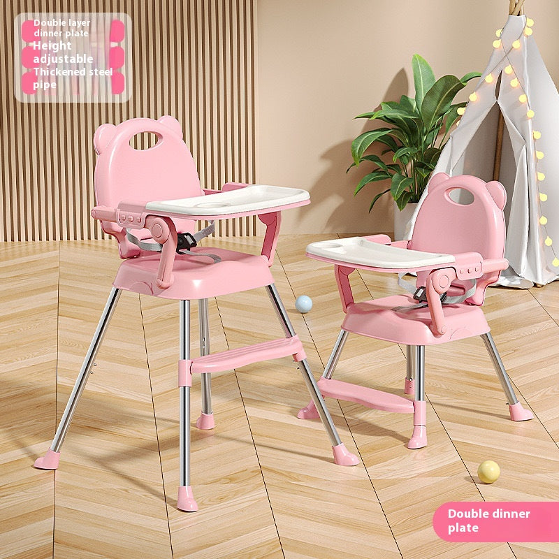Chaise à manger pour enfants multifonctionnelle bébé