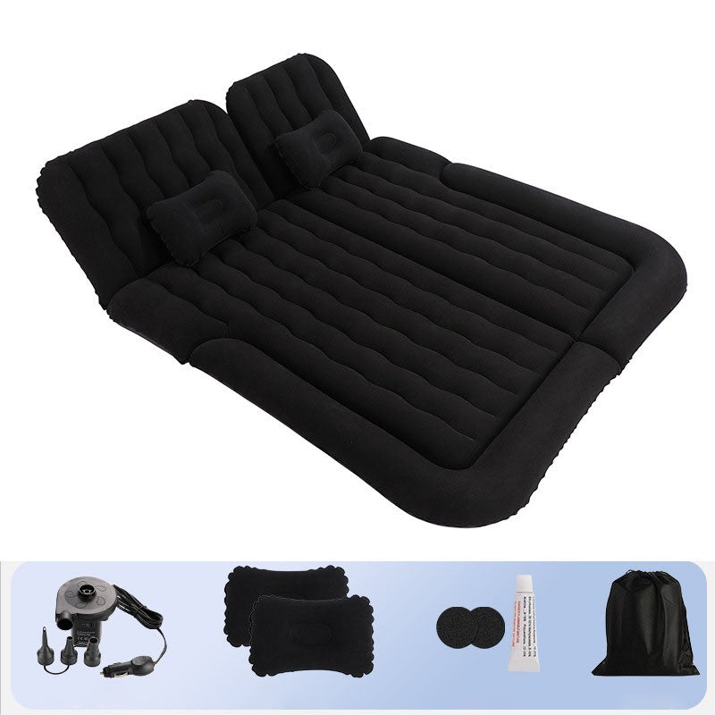 Voiture SUV Air Bed Sleep Travel Matelas gonflable Siège Coussin Mat Camping W Pompe
