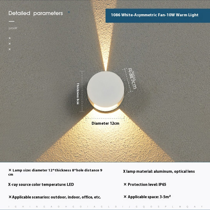 Modern Minimalist Maison Spotlight Aile Balcon Lampe murale