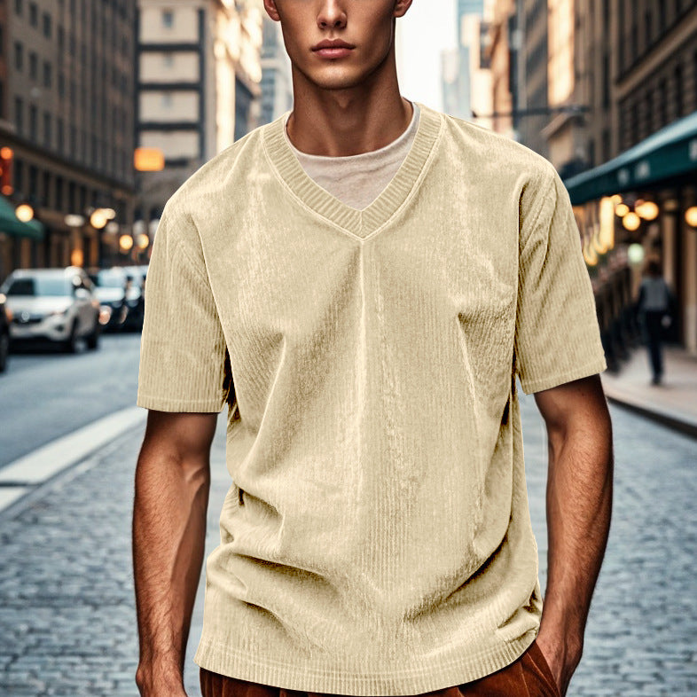 T-shirt pour hommes occasionnels style américain