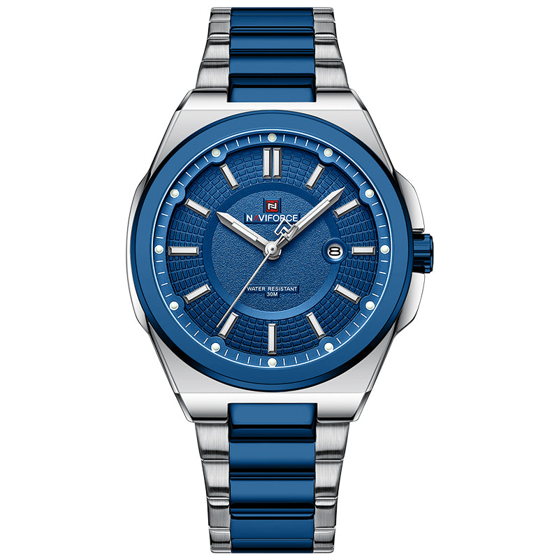 Elegant and simple steel watch for men