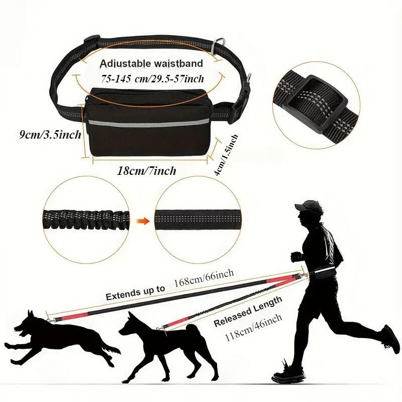 Sacs de taille d'usine avec laisse de course