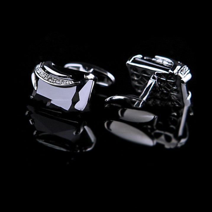 Angel Zircon Verre Cristal Boutons de manchette Boutons de manchette