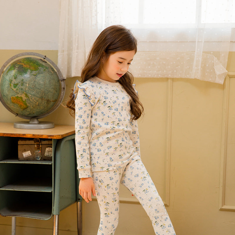 Ensemble de pyjamas à la maison pour bébé fille