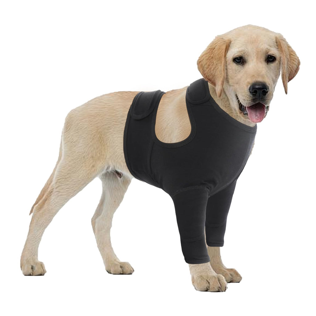 Équipement de protection pour chien Jambe avant Couverture de protection double équipement de protection