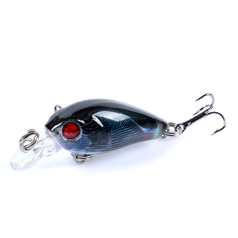 Micro-objet 4.5CM Lent bruit en plastique faux bait basse et mandarin poisson dur