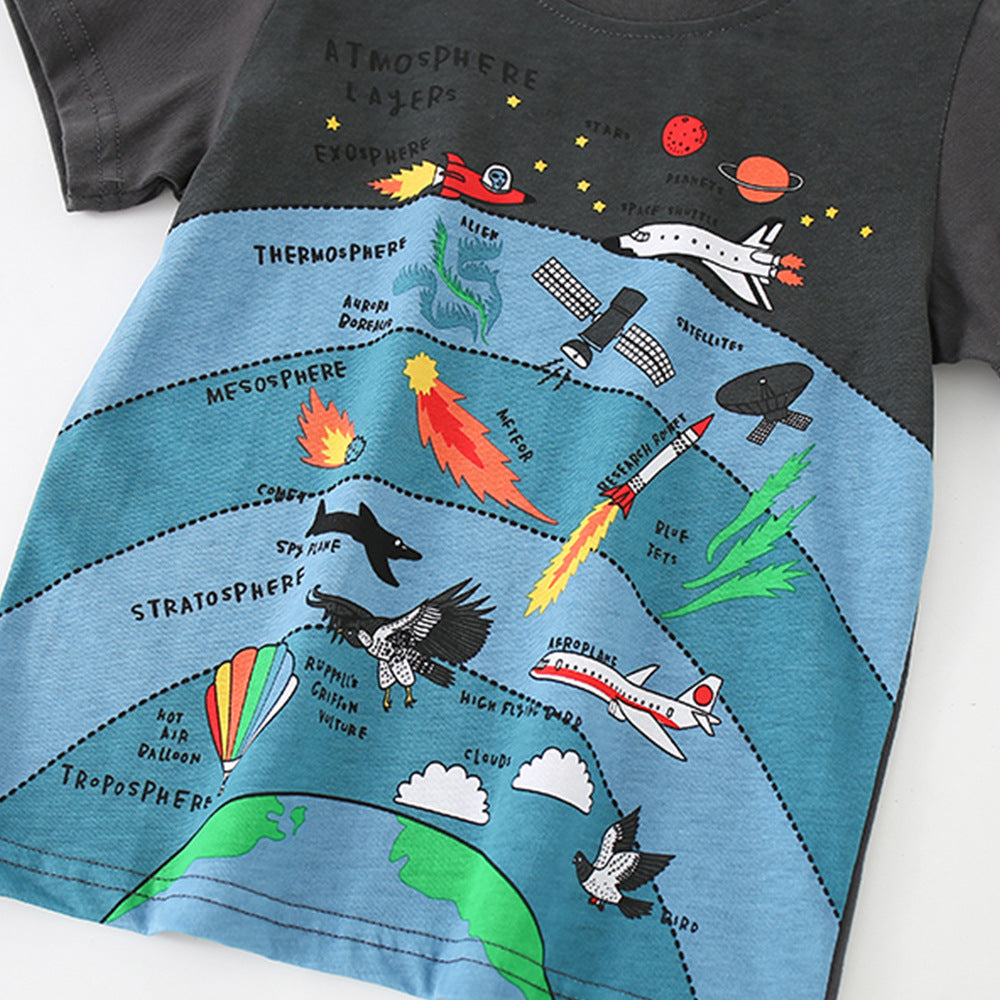 T-Shirt en bas pour les garçons