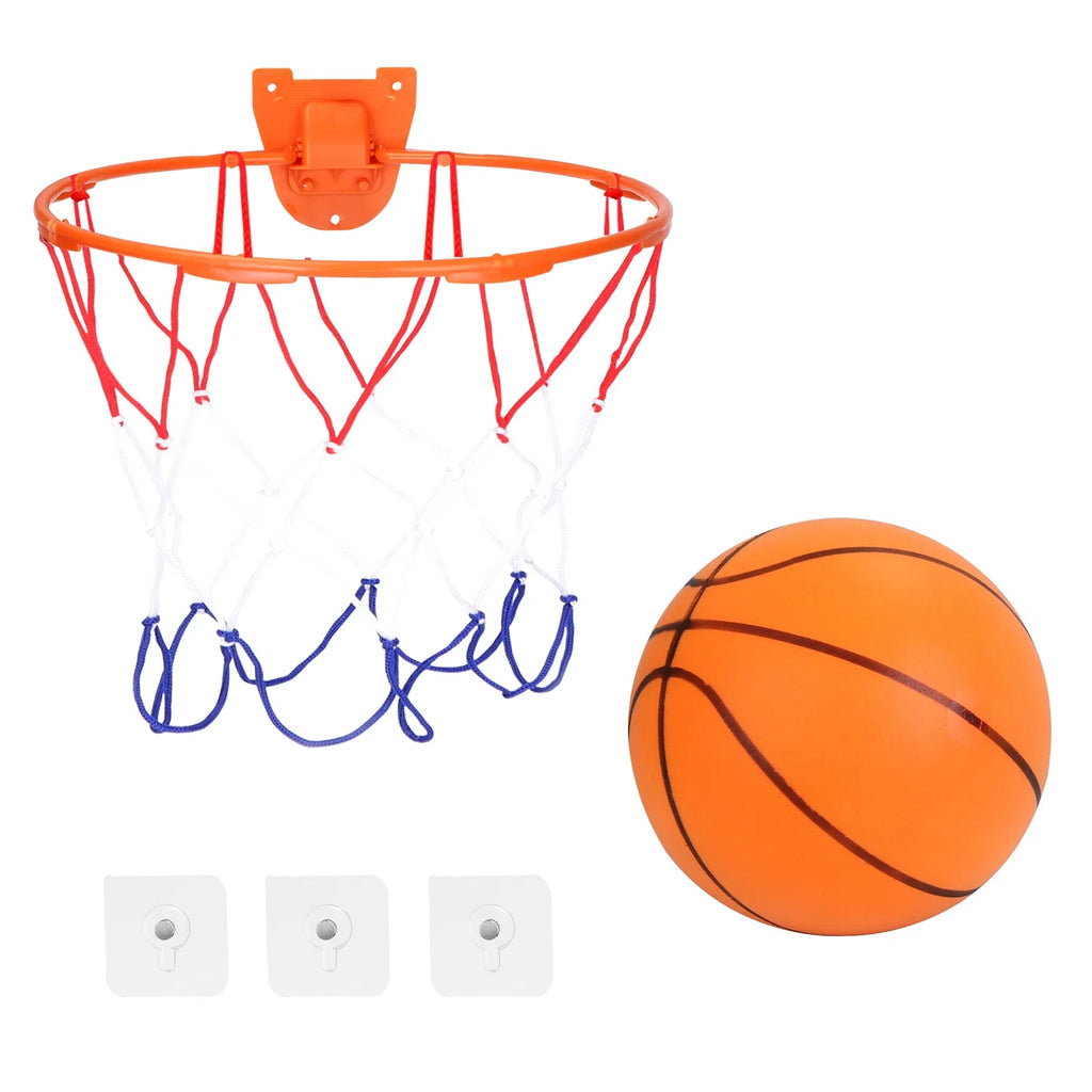 Basketball silencieux avec mousse de rotule Bouncing Basketball silencieux Foa haute densité non revêtue