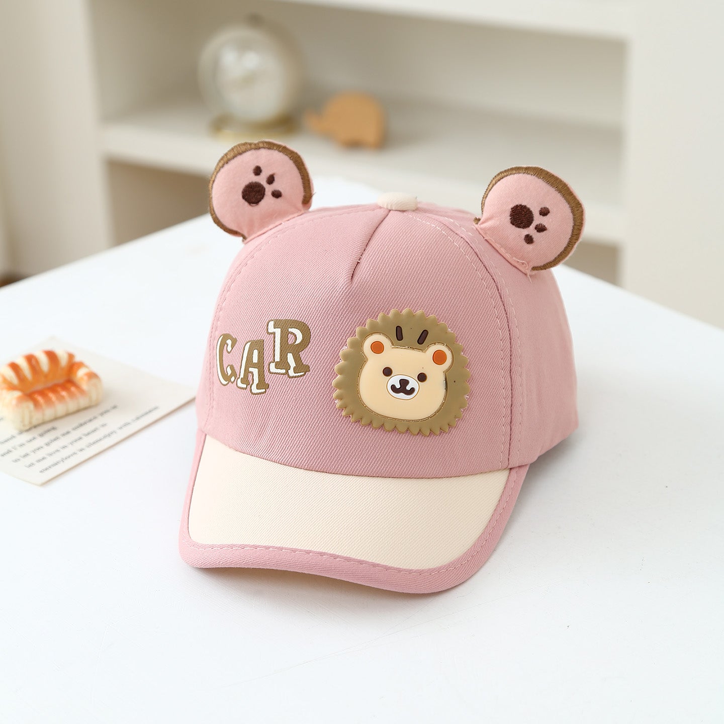 Été Garçons et filles multicolores Lion Tête Mode et mignon Casquette de baseball