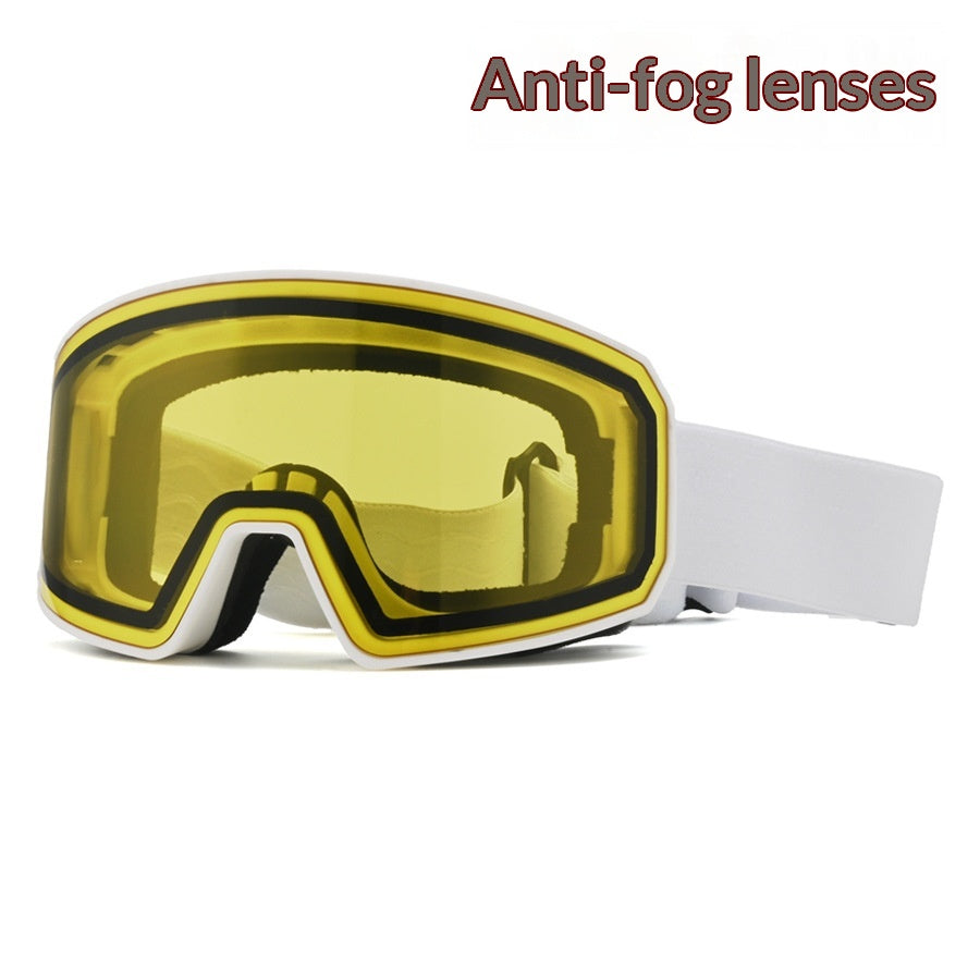 Gants de ski Double couche Gants anti-fog alpinisme
