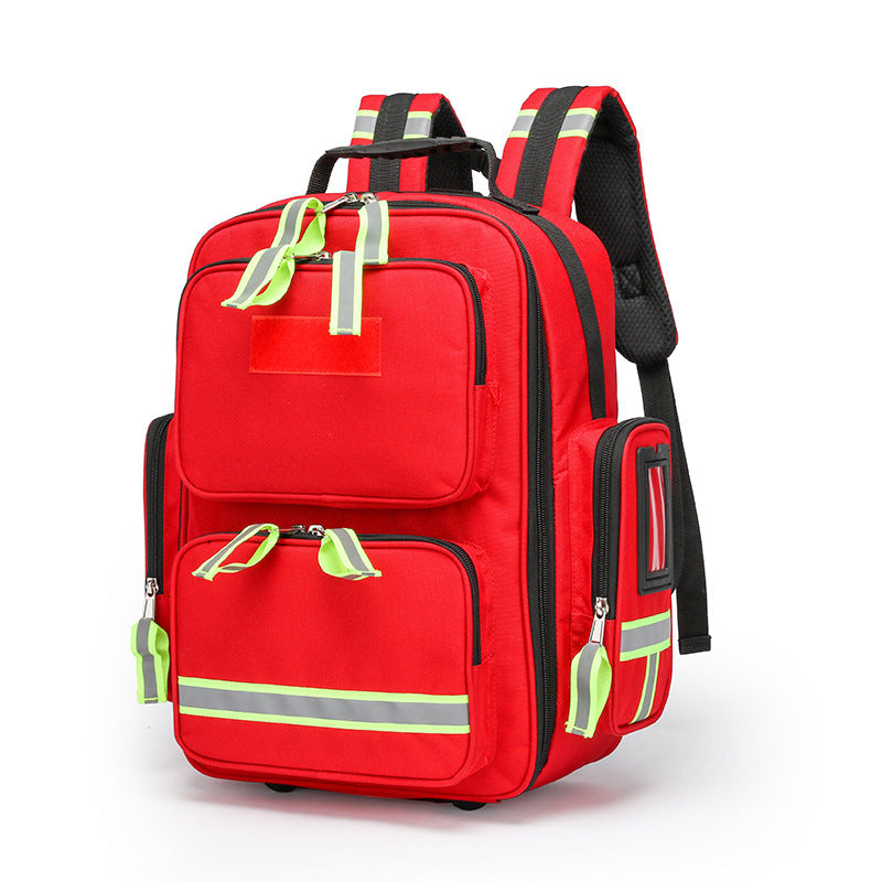 Trousses de premiers soins Sacs à dos de sauvetage d'urgence Stockage trié de grande capacité Camping en plein air Su