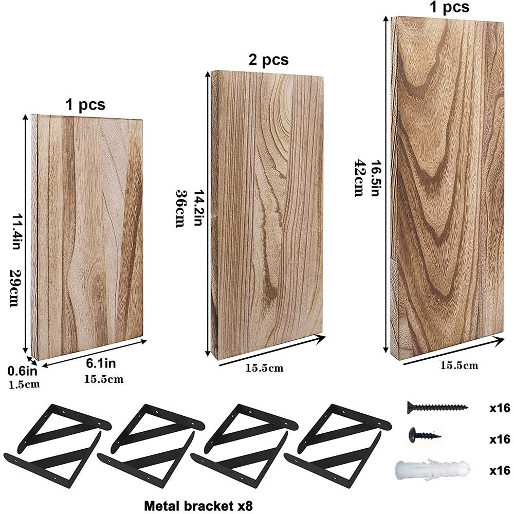 Plateau mural en bois massif