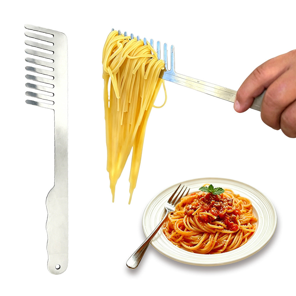 304 En acier inoxydable Fourche de pâtes Spaghetti Serveur alimentaire résistant à la rouille Noodle Spoo Kitc
