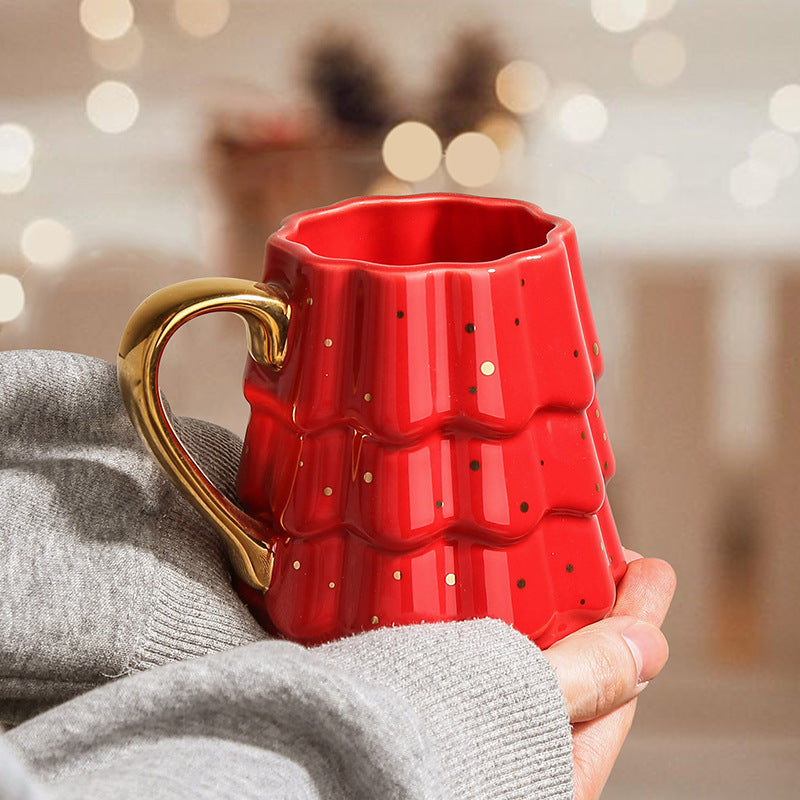 Set de cadeau en céramique de luxe de l'arbre de Noël
