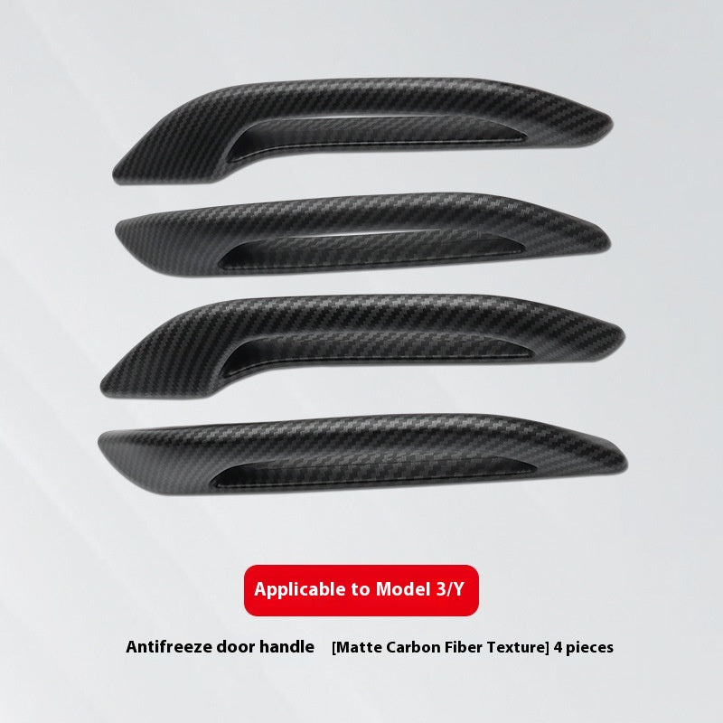 Tesla carbon fiber door handle